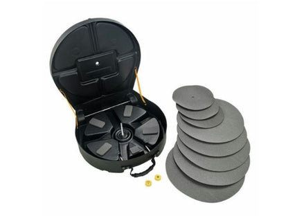 Hardcase HN9CYM22 22" Rolling Cymbal Case in Black