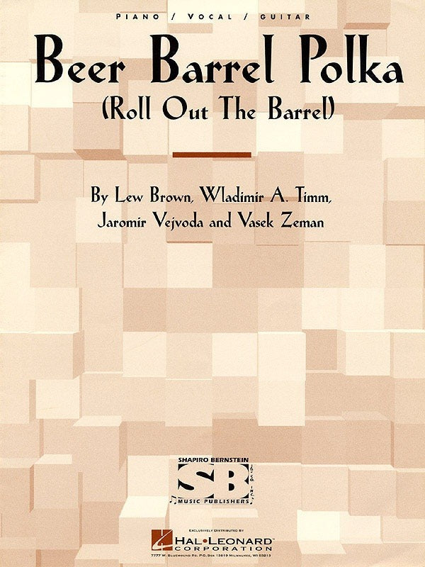 Beer Barrel Polka Roll Out The Barrel PVG Single Sheet