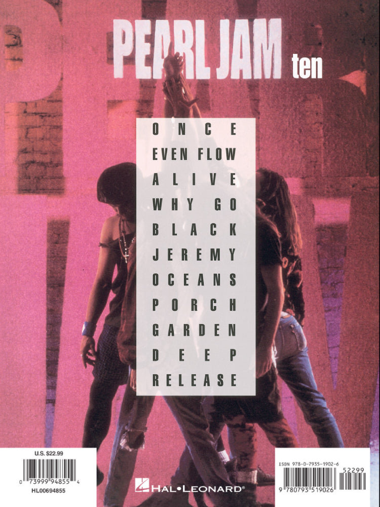 Pearl Jam Ten Guitar Tab