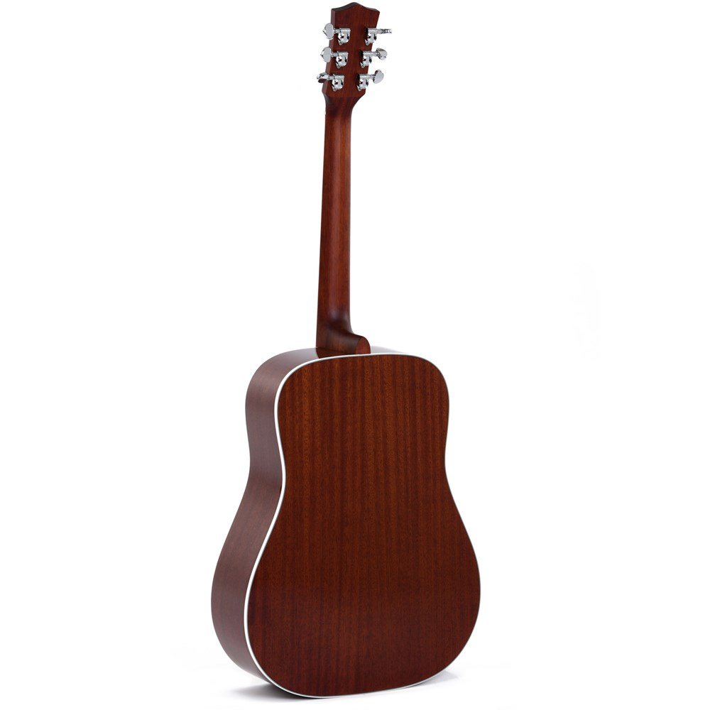 Sigma DM-SG5 Square Shoulder Electric Acoustic Guitar in Heritage Cherry Sunburst