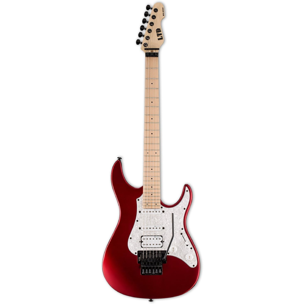 ESP LTD SN 200FR Electric Guitar in Black Cherry Metallic Satin