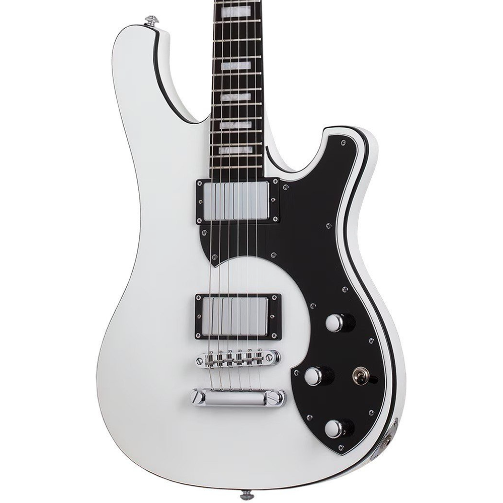Schecter Stargazer-6 Electric Guitar in Gloss White