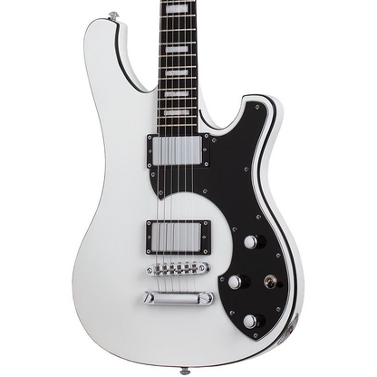 Schecter Stargazer-6 Electric Guitar in Gloss White