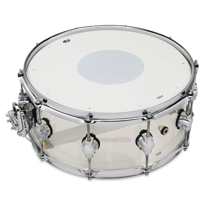 DW Design 5.5" x 14" Clear Acrylic Snare Drum