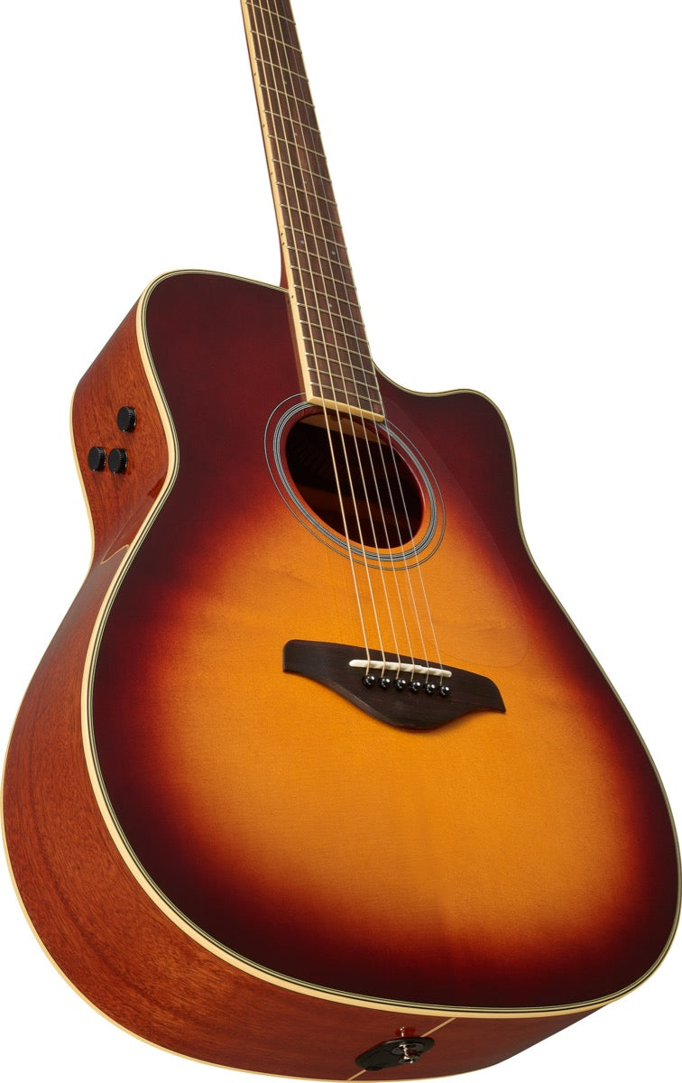 Yamaha FGC TA TransAcoustic Guitar in Brown Sunburst