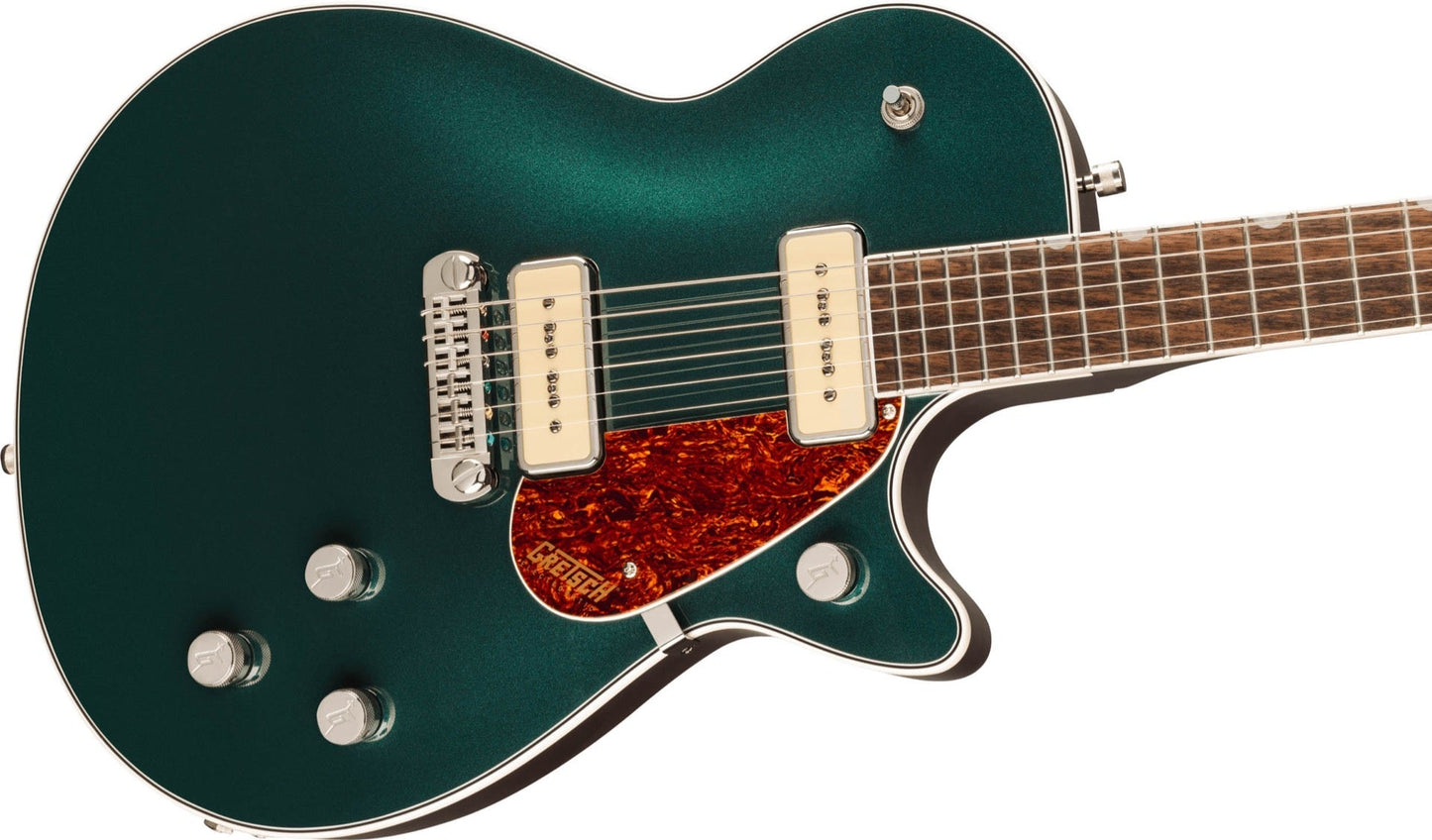 Grestch G5210-P90 Electromatic Jet Two 90 Single Cut with Wraparound in Cadillac Green