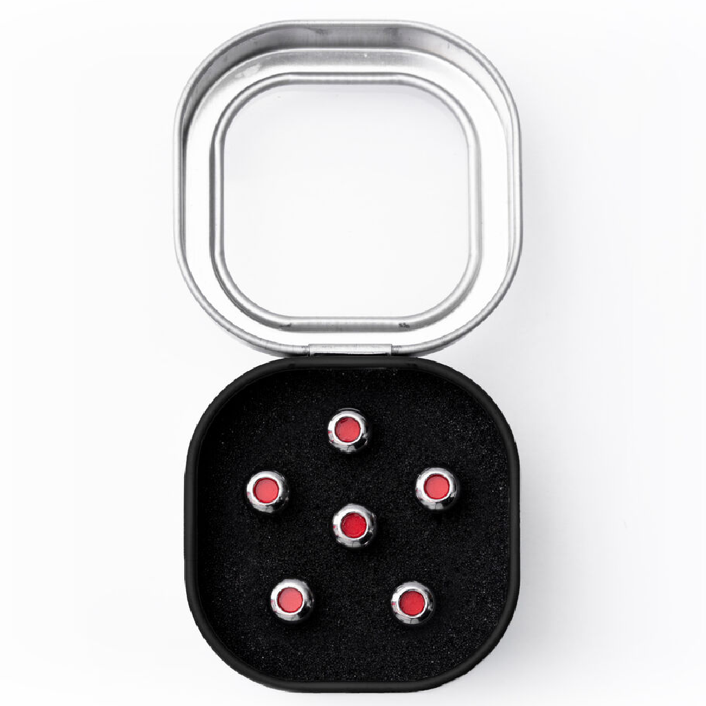 Martin Luxe Liquid Metal Bridge Pins in Chrome