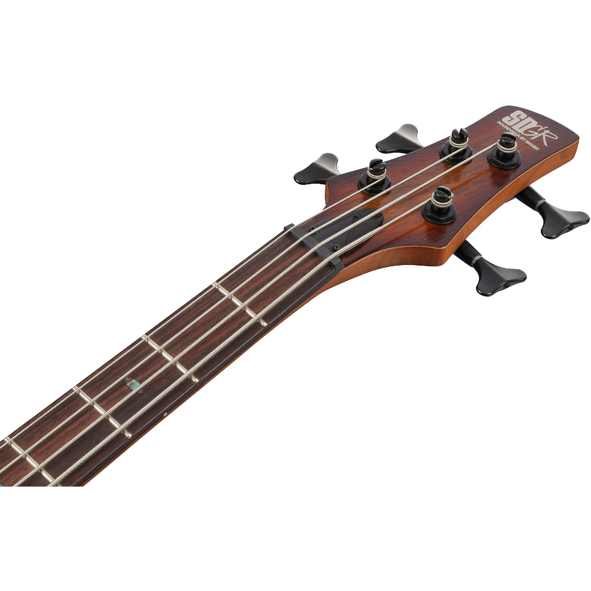 Ibanez SR500AL Left Handed Electric Bass Guitar in Mahogany Brown Burst Low Gloss