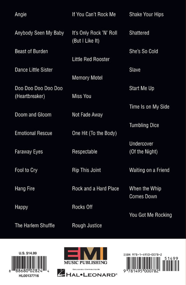 The Rolling Stones Guitar Chord Songbook