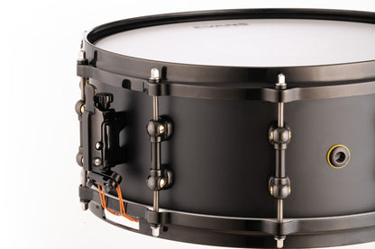Pearl Matt Halpern 14"x6" Signature Snare Drum Black on Brass