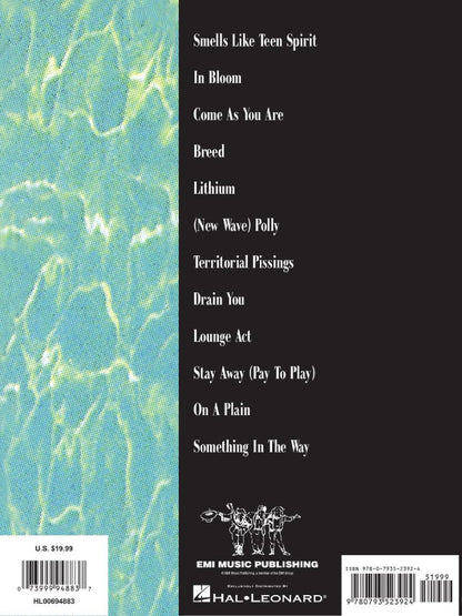 Nirvana Nevermind Revised Edition Recorded Version Guitar Tab