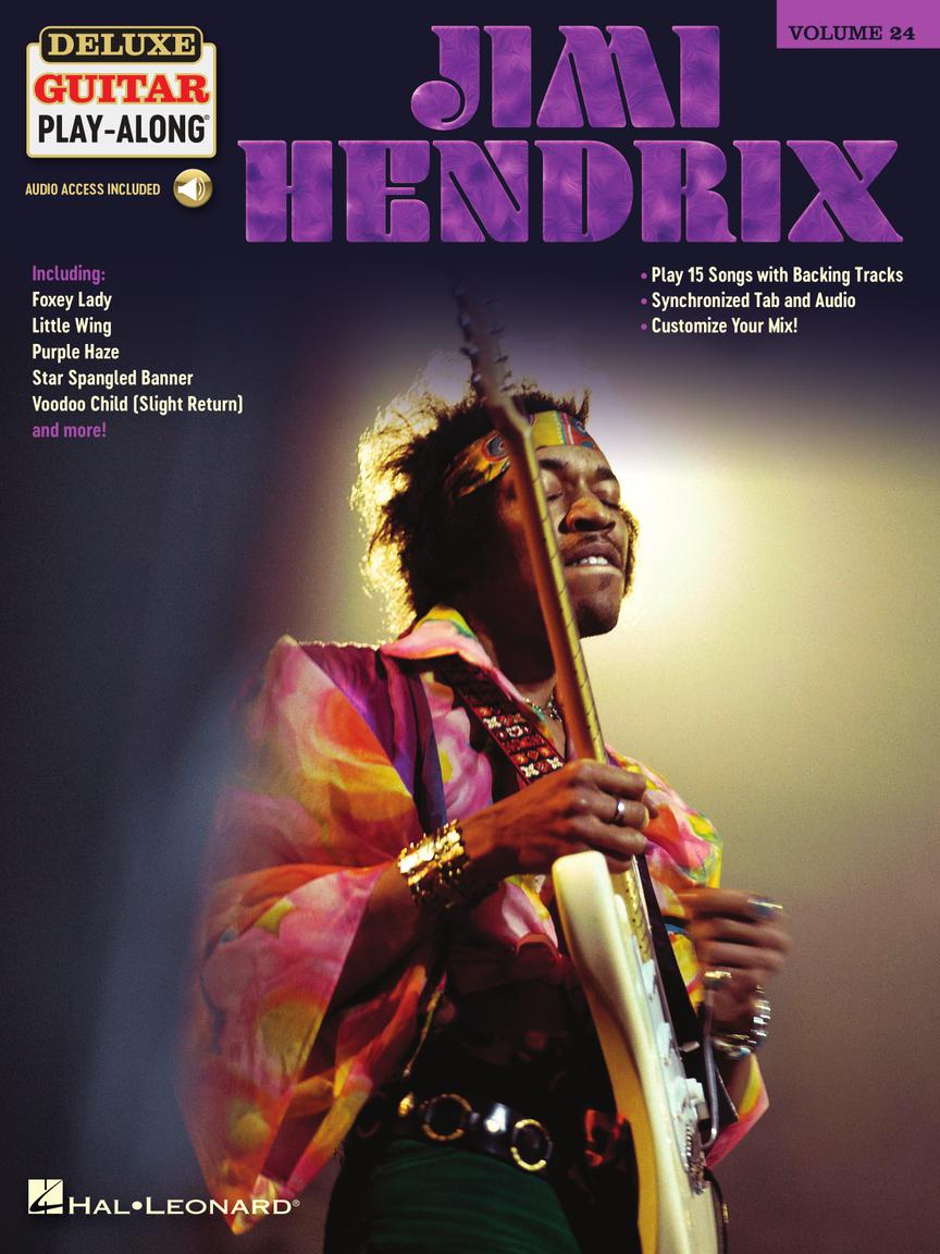 Jimi Hendrix Deluxe Guitar Play Along Volume 24 Bk/Ola