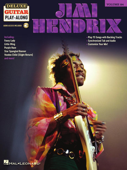 Jimi Hendrix Deluxe Guitar Play Along Volume 24 Bk/Ola