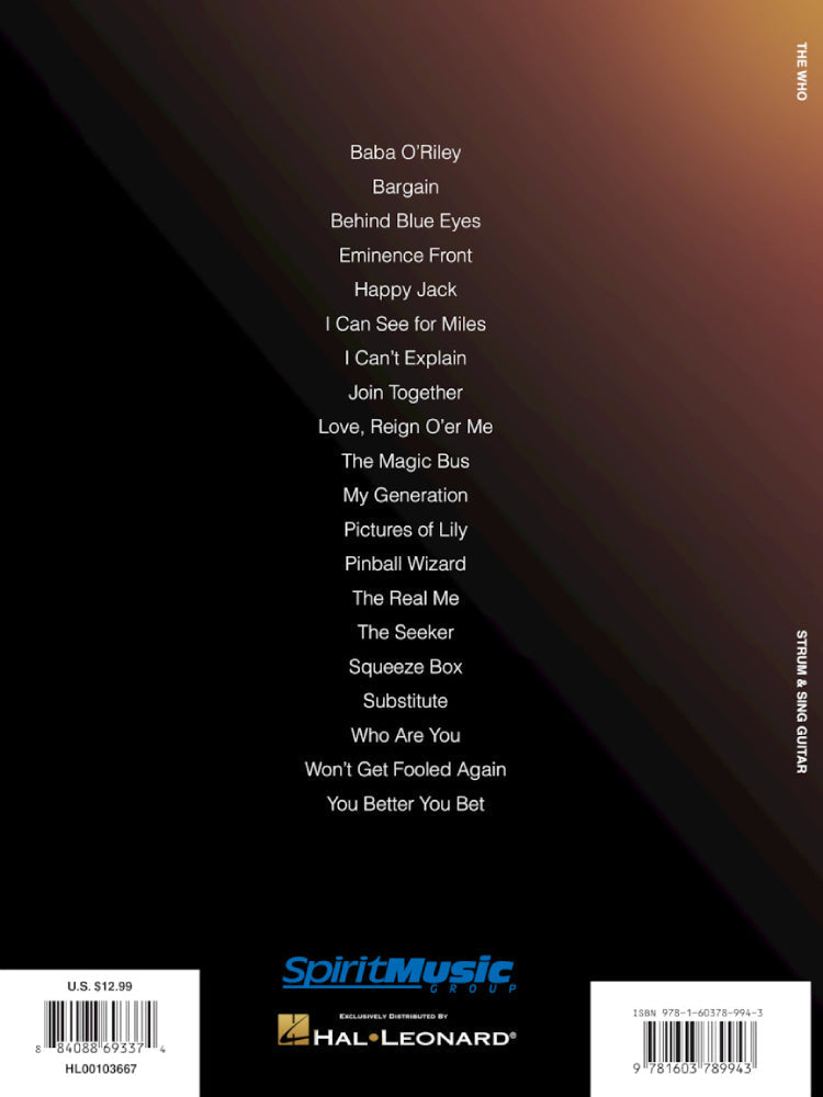 The Who Strum & Sing Guitar