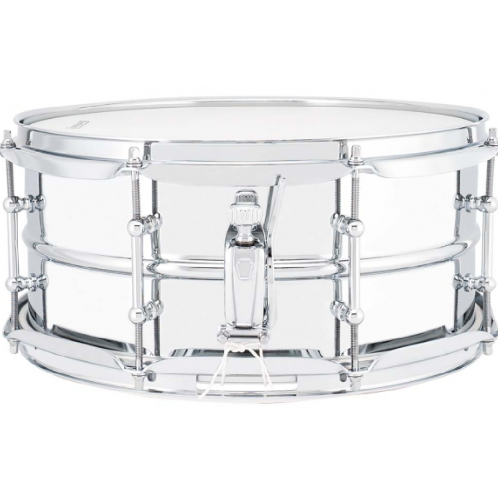 Ludwig LU6514SLDIR 6.5" x 14" New Supralite Steel Snare Drum