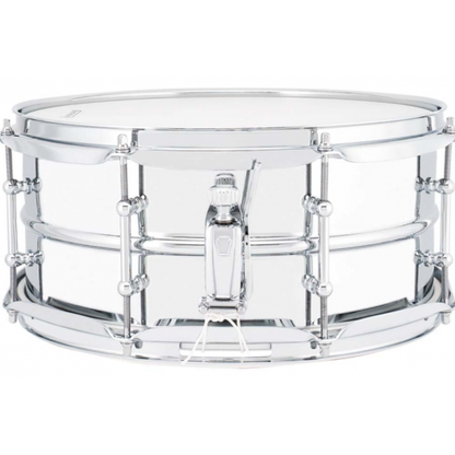 Ludwig LU6514SLDIR 6.5" x 14" New Supralite Steel Snare Drum