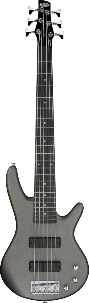 Ibanez GSR186 6 String Bass Guitar in Tungsten Matte