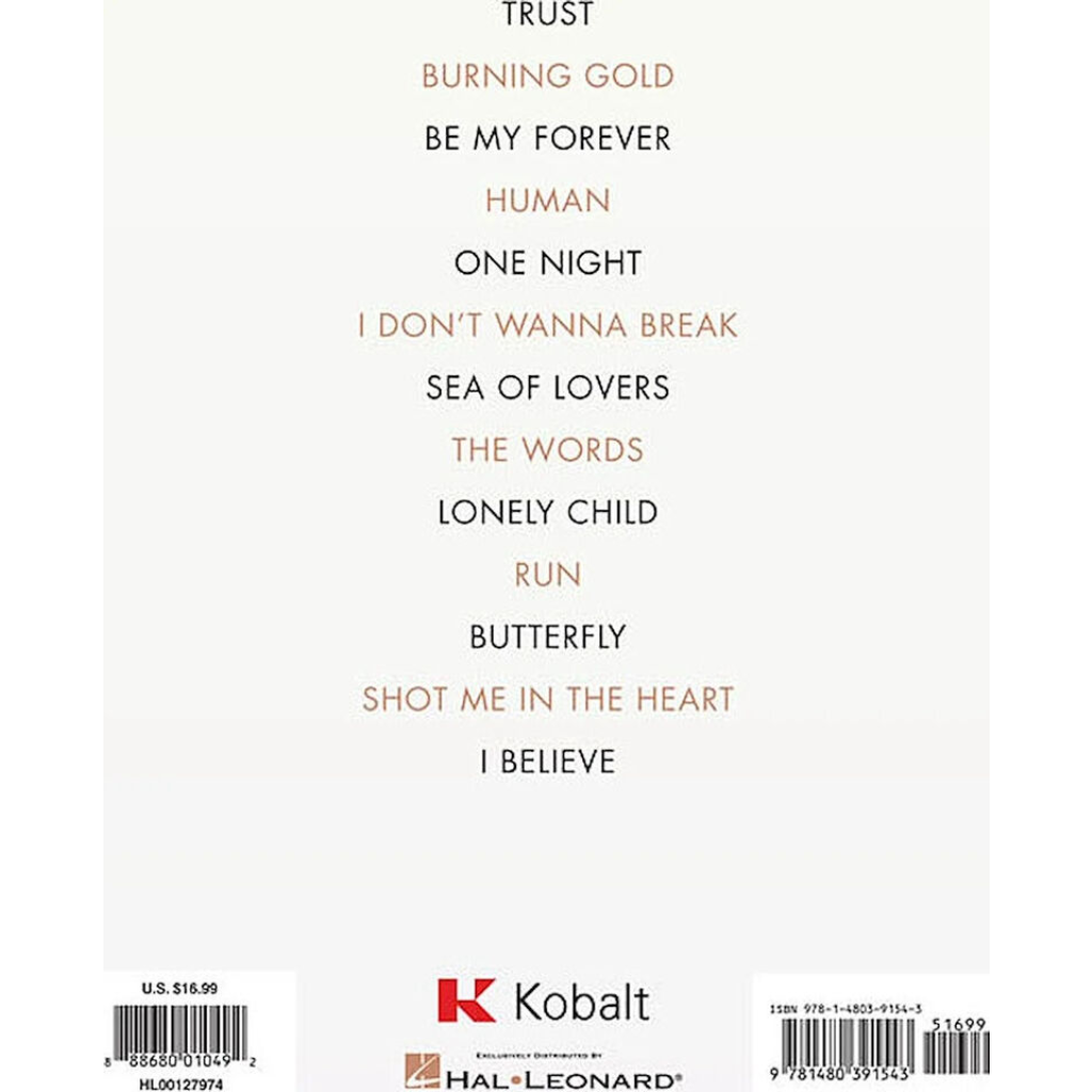 Christina Perri Head or Heart PVG