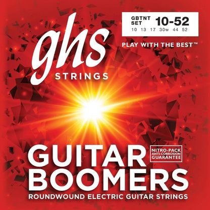 GHS GBTNT Boomers Thin Thick Electric Guitar Strings 10-52 Gauge