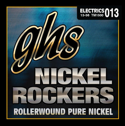 GHS TM1500 Nickel Rockers Wound 3rd Electric Guitar Strings 13-56 Gauge
