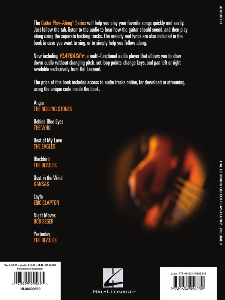 Acoustic Guitar Play Along Volume 2 Bk/Ola
