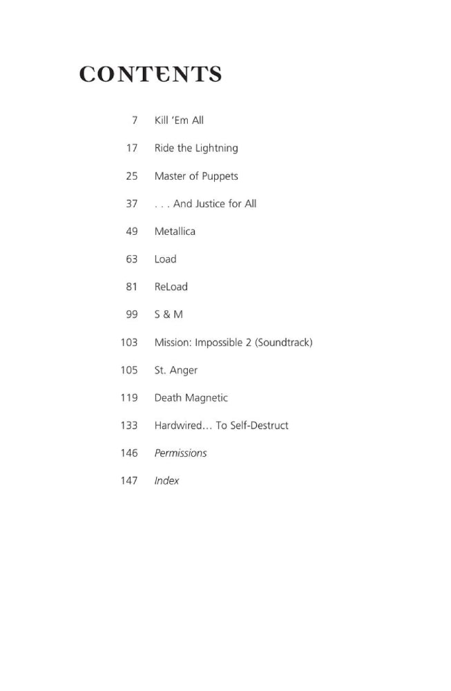 Metallica The Complete Lyrics 3rd Edition