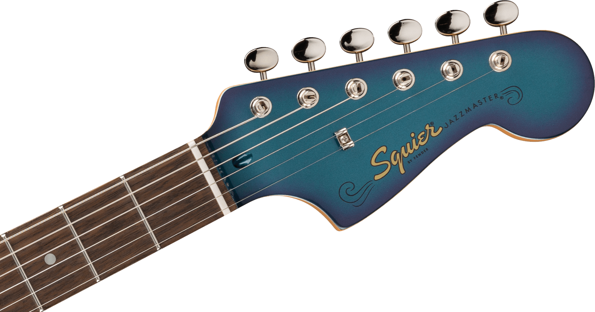 Squier FSR Classic Vibe '60s Jazzmaster, Laurel Fingerboard, White Pickguard, Black Plastic Parts, Matching Headstock in Competition Burgundy