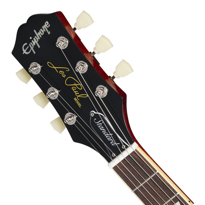 Epiphone Les Paul Standard 50s Figured Top Left Handed in Washed Cherry Sunburst