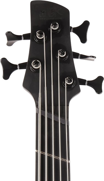 Ibanez Iron Label SRMS625EX 5 String Bass in Black Flat