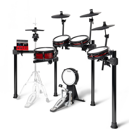 Alesis Nitro Ultimate 9-Piece E-Kit Movable Hi-Hat and Bluetooth Electronic Drum Kit