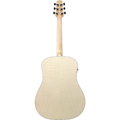 Ibanez AAD77M1E Acoustic Guitar in Open Pore Antique White