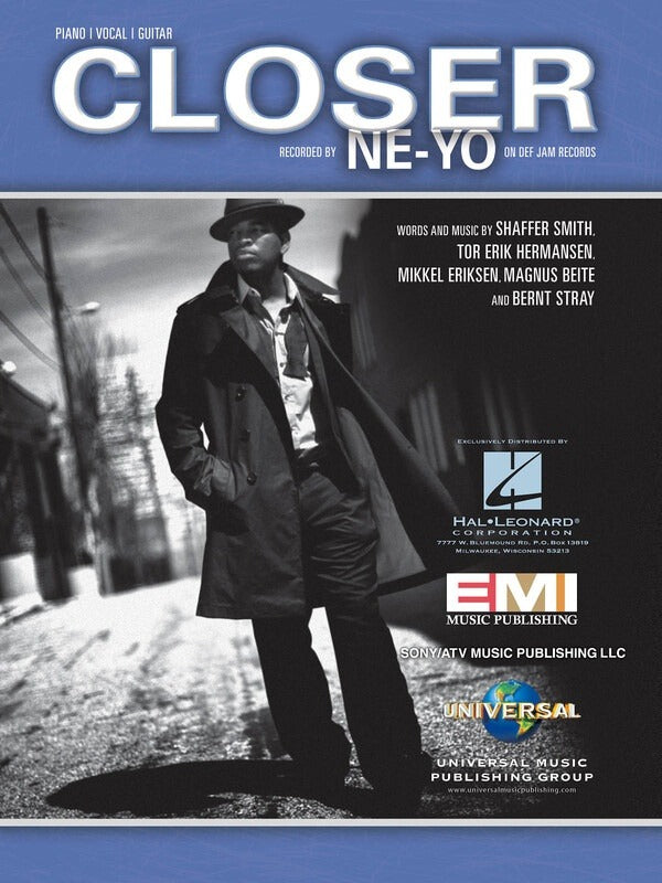 Ne Yo Closer PVG Single Sheet