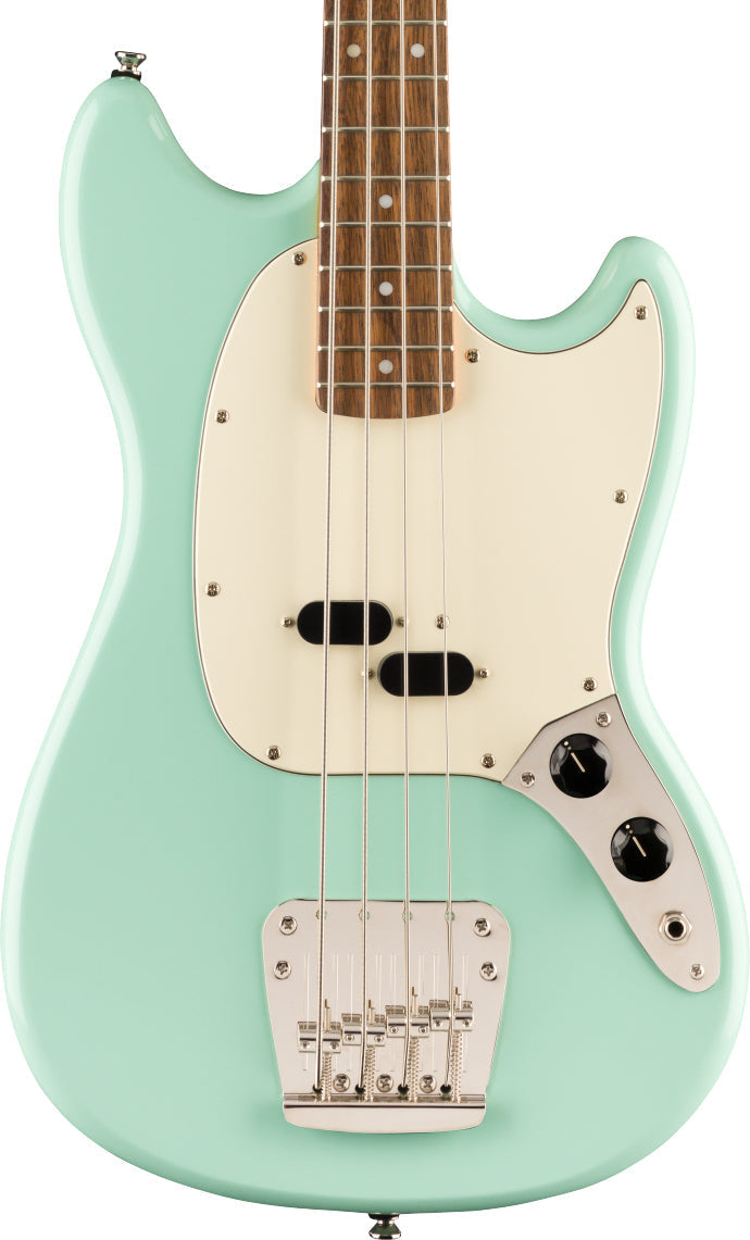 Squier Classic Vibe '60s Mustang Bass, Laurel Fingerboard in Surf Green