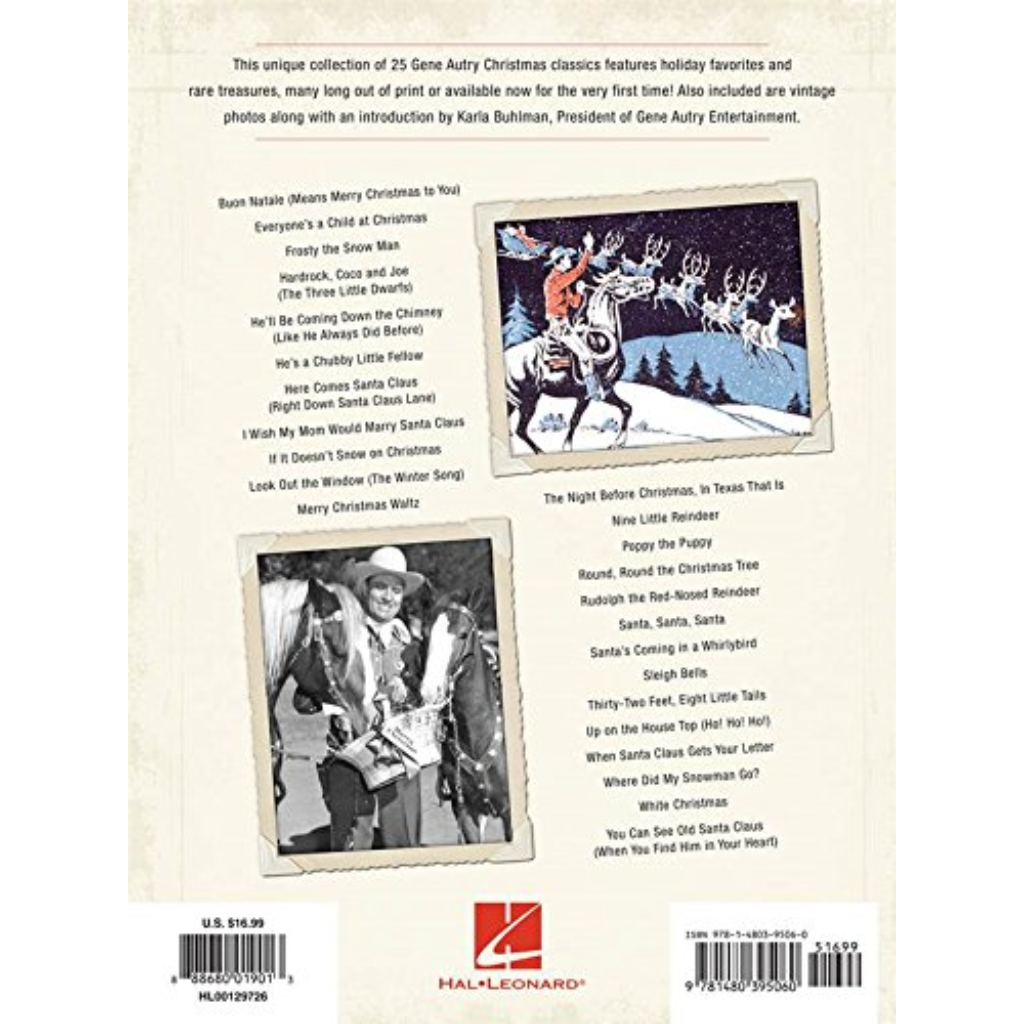 The Gene Autry Christmas Songbook PVG