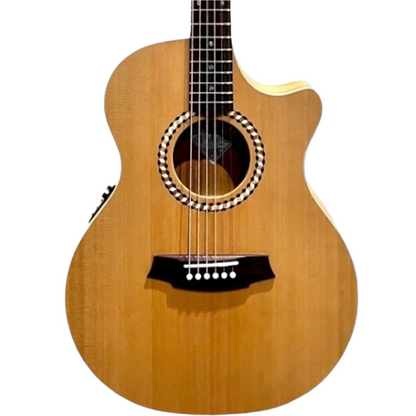 Cole Clark RAN2EC-CMAHR Recording Series Acoustic Electric Guitar in Natural
