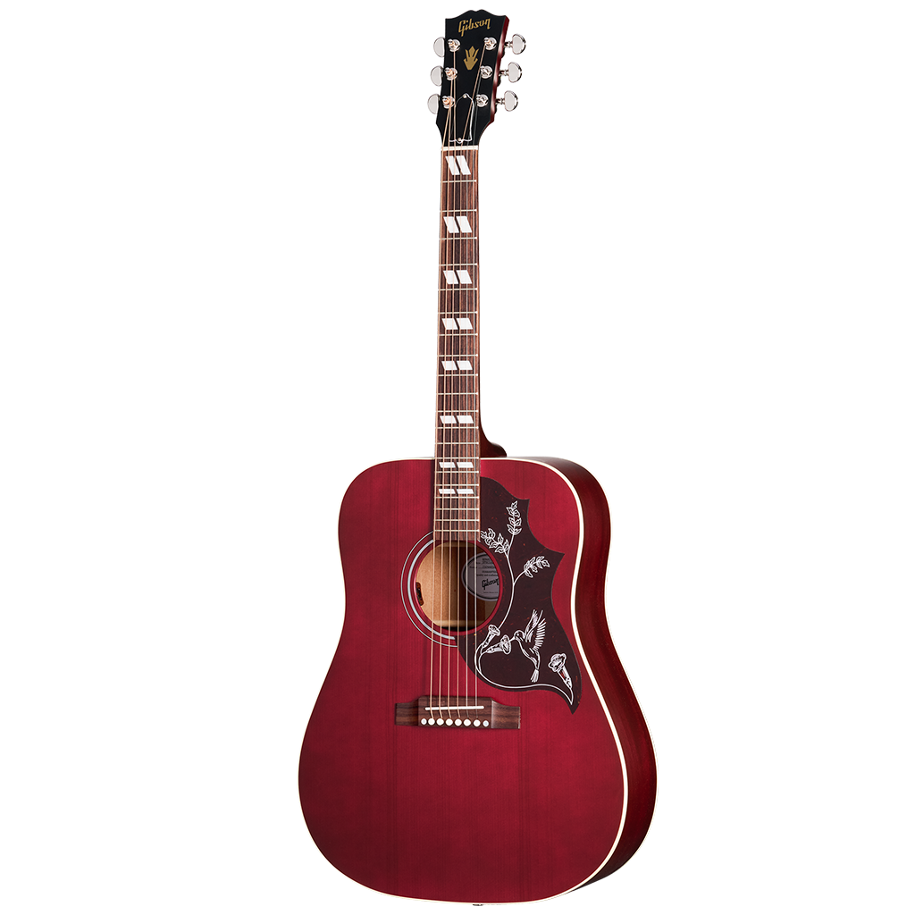 Gibson Hummingbird Special Acoustic Electric Guitar in Satin Wine Red