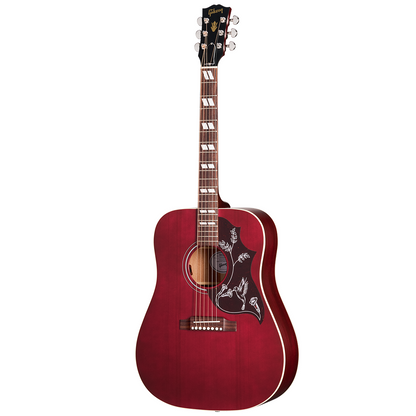 Gibson Hummingbird Special Acoustic Electric Guitar in Satin Wine Red
