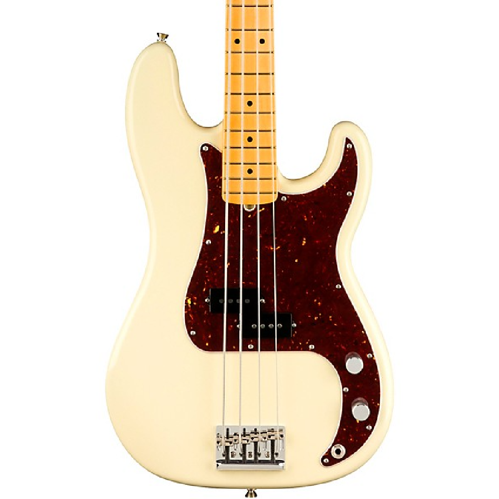 Fender American Professional II Precision Bass®, Maple Fingerboard in Olympic White