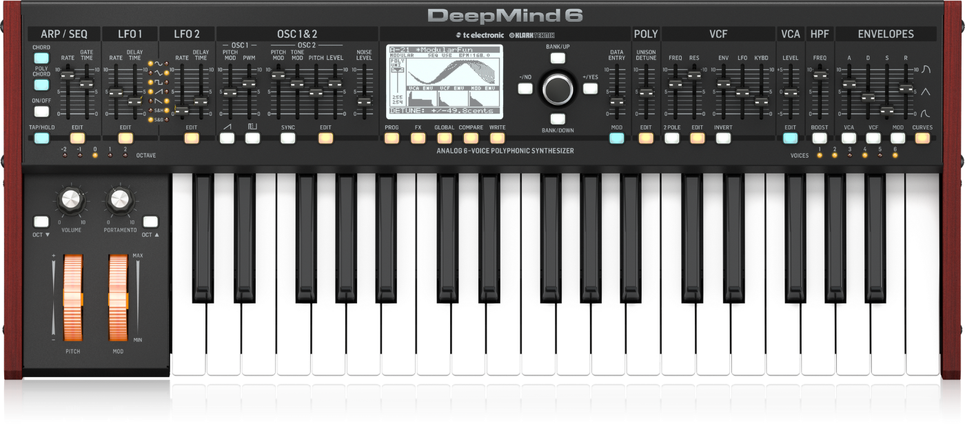 Behringer DeepMind 6 37 key Analog Synthesizer