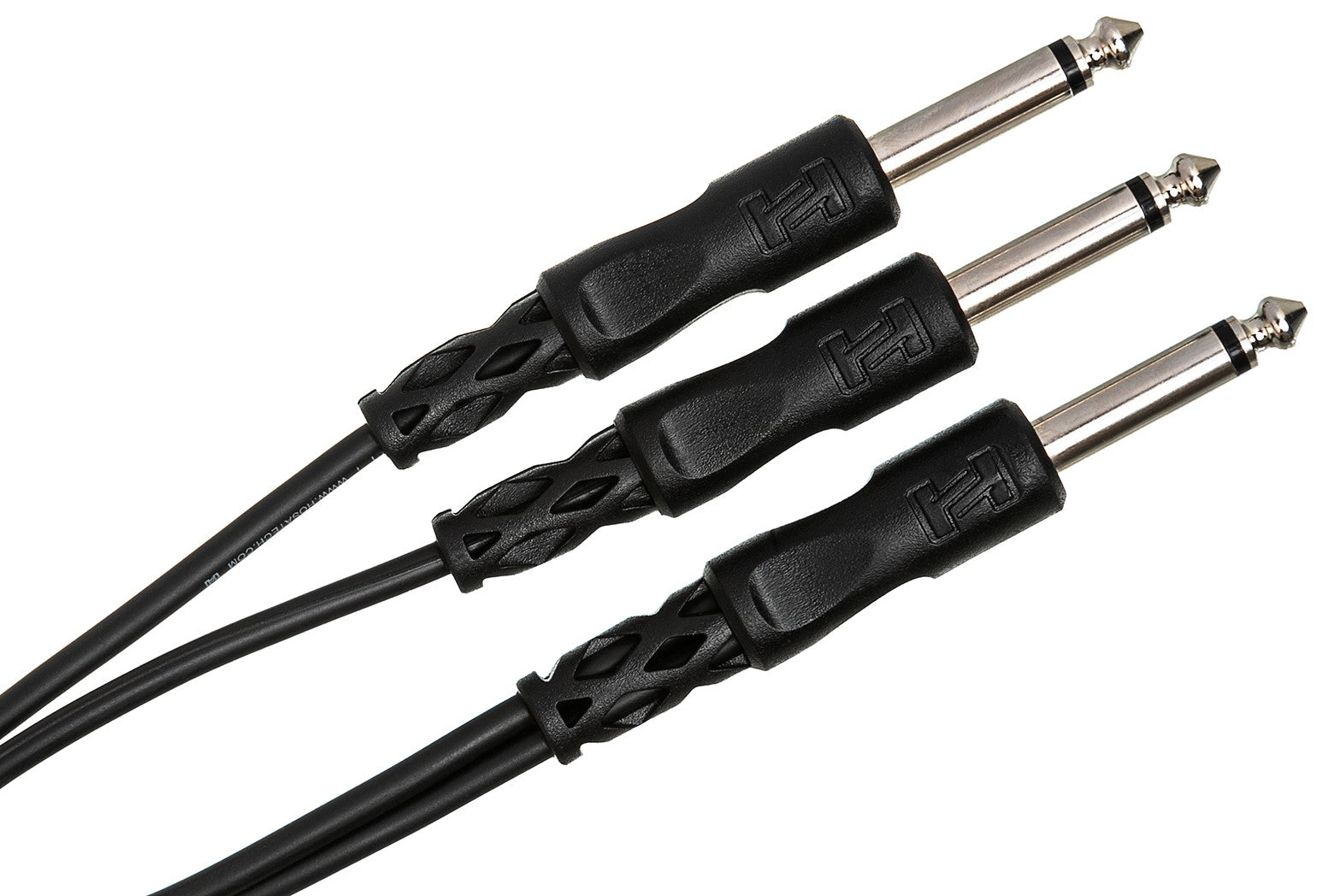 HOSA CYP105 Y Cable 1/4" TS to Dual 1/4" TS