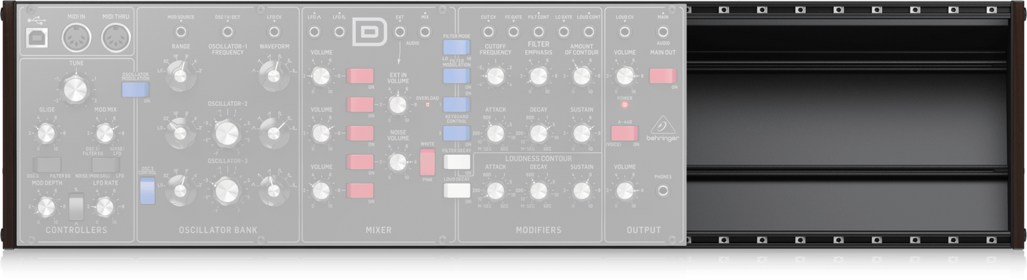 BEHRINGER EURORACK 104 HP SKIFF CASE