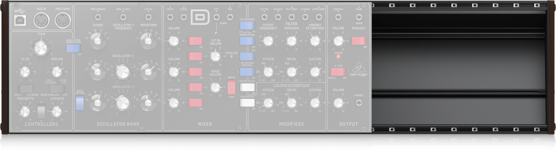 BEHRINGER EURORACK 104 HP SKIFF CASE