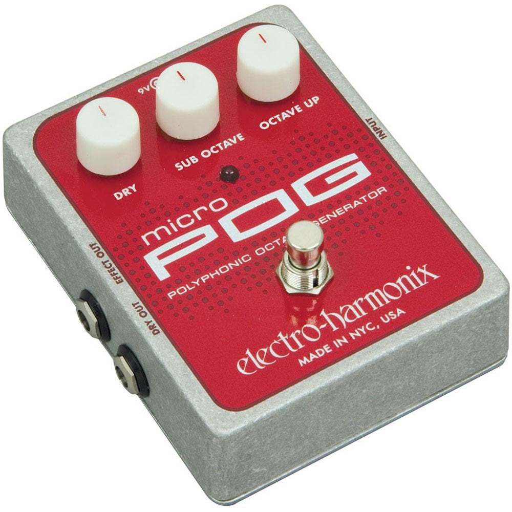 Electro Harmonix Micro POG Polyphonic Octave Generator Pedal