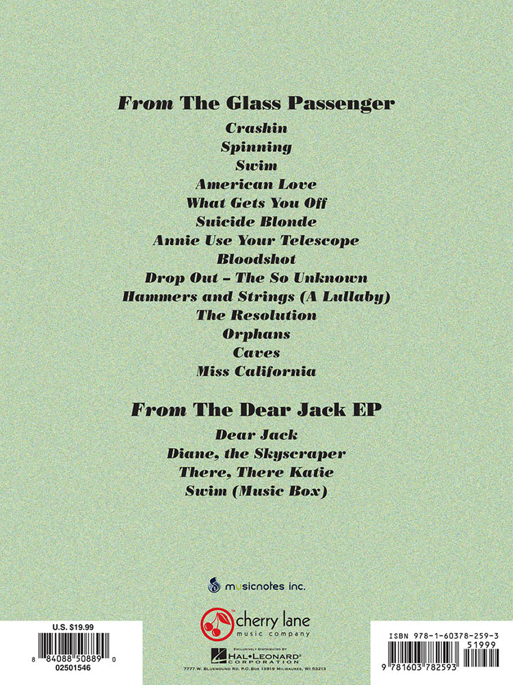 Jack's Mannequin The Glass Passenger And The Dear Jack EP PVG