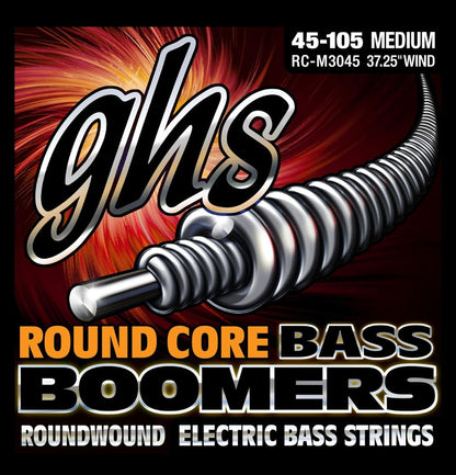 GHS RC M3045 Round Core Bass Boomers Guitar String 45-105 Gauge