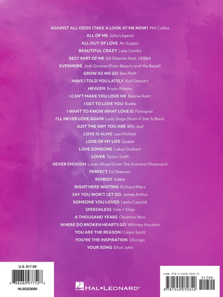 Love Ballads PVG