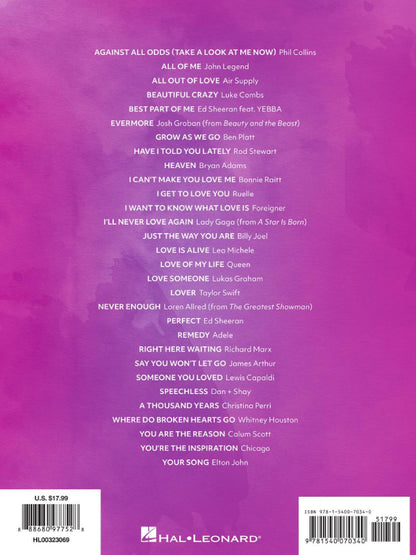 Love Ballads PVG