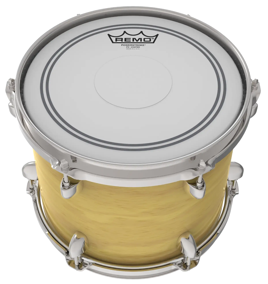 Remo Powerstroke P3 Coated 14" Top Clear Dot Drum Head