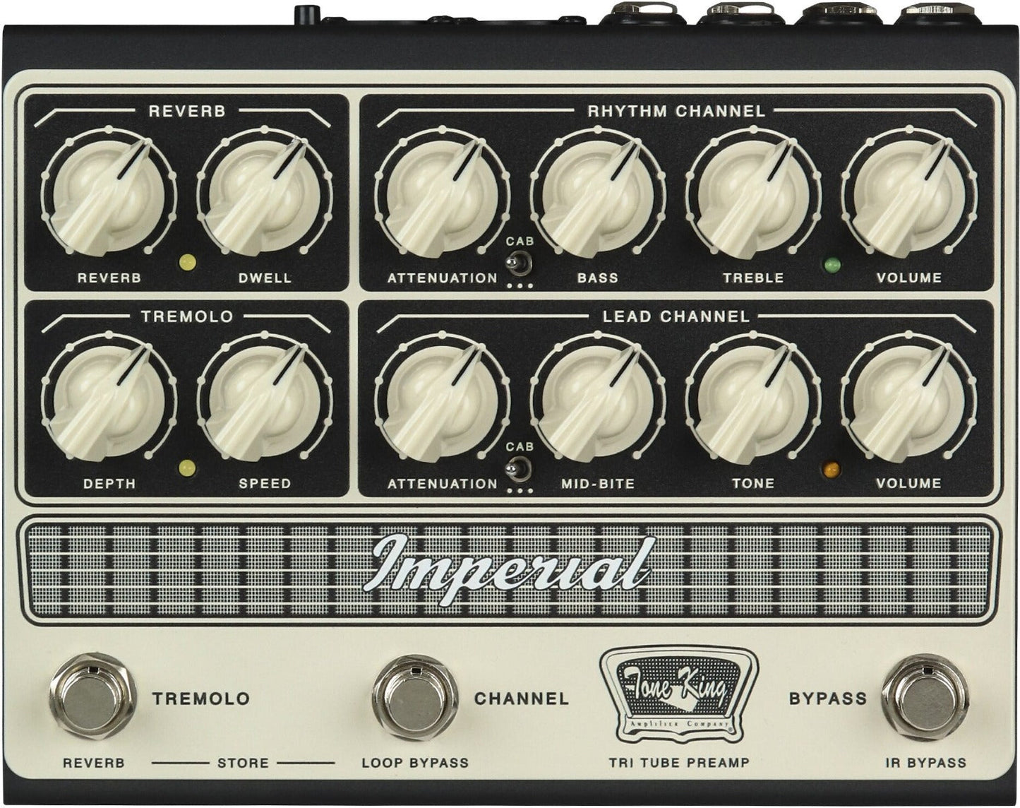 Tone King Imperial Dual Channel Tube Preamp Pedal