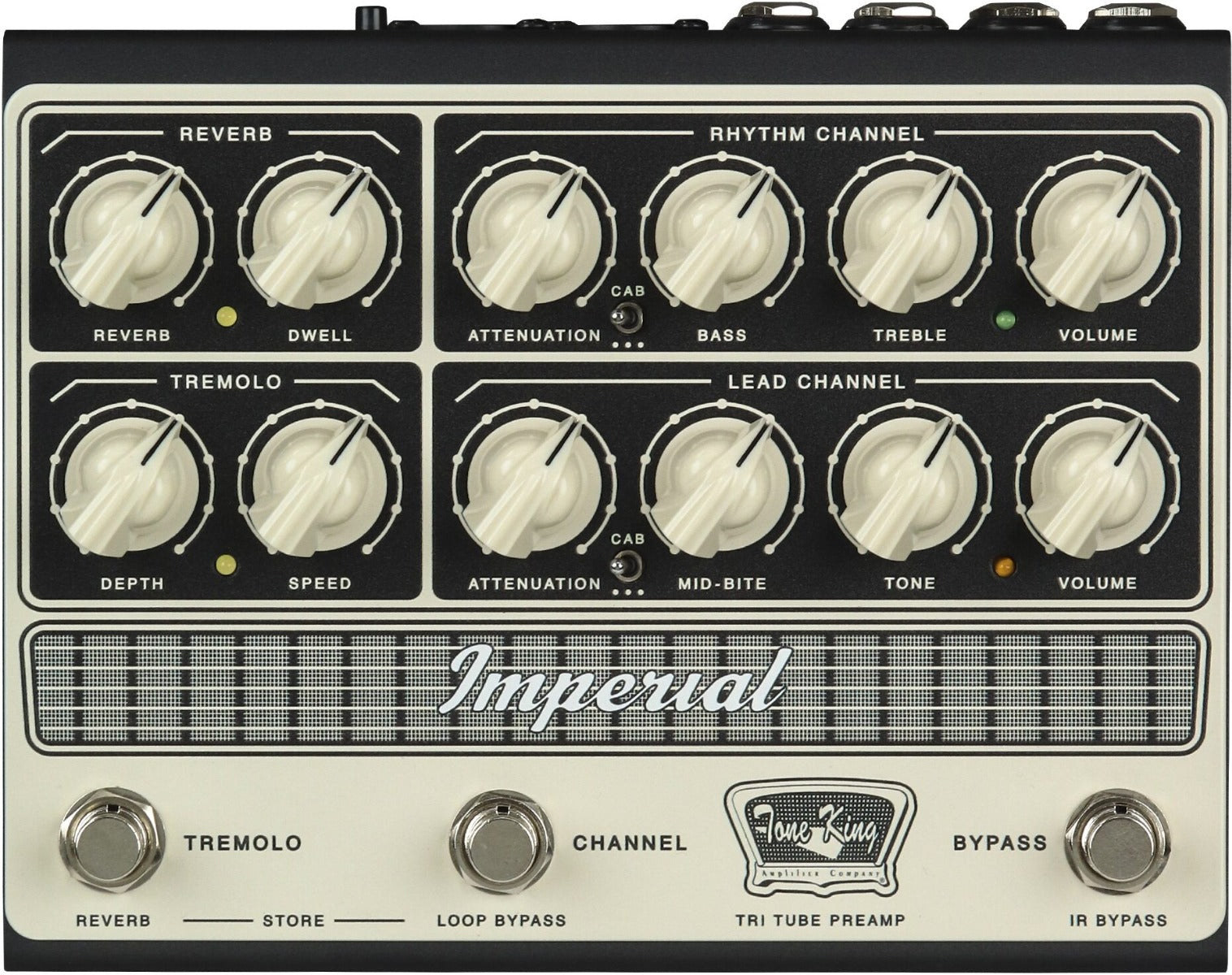 Tone King Imperial Dual Channel Tube Preamp Pedal